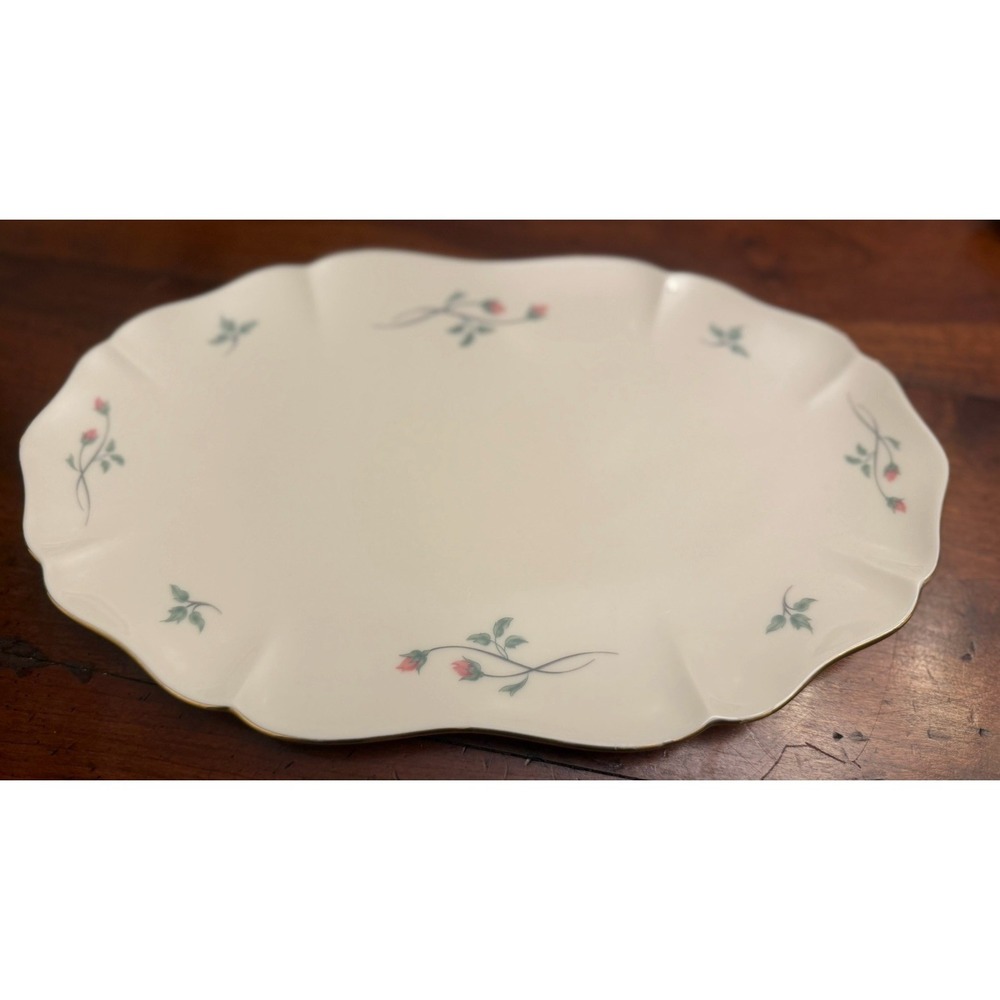 Vintage Lenox Rose‎ Manor 16" Large Oval Serving Platter Platter Fine China